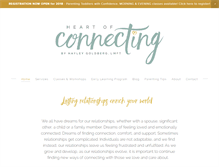 Tablet Screenshot of heartofconnecting.com